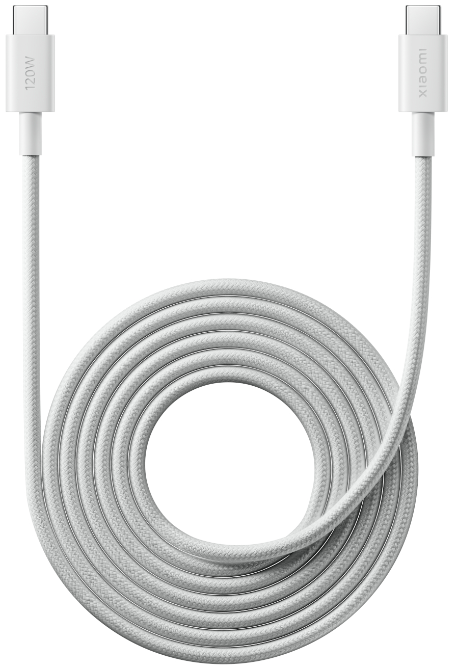 Cavo Dati e Ricarica USB-C - USB-C Xiaomi, 120W, 2m, Bianco BHR087AGL