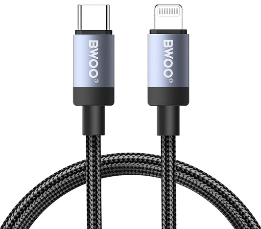 Cavo Dati e Ricarica USB-C - Lightning BWOO BO-X401CL, 30W, 1m, Nero