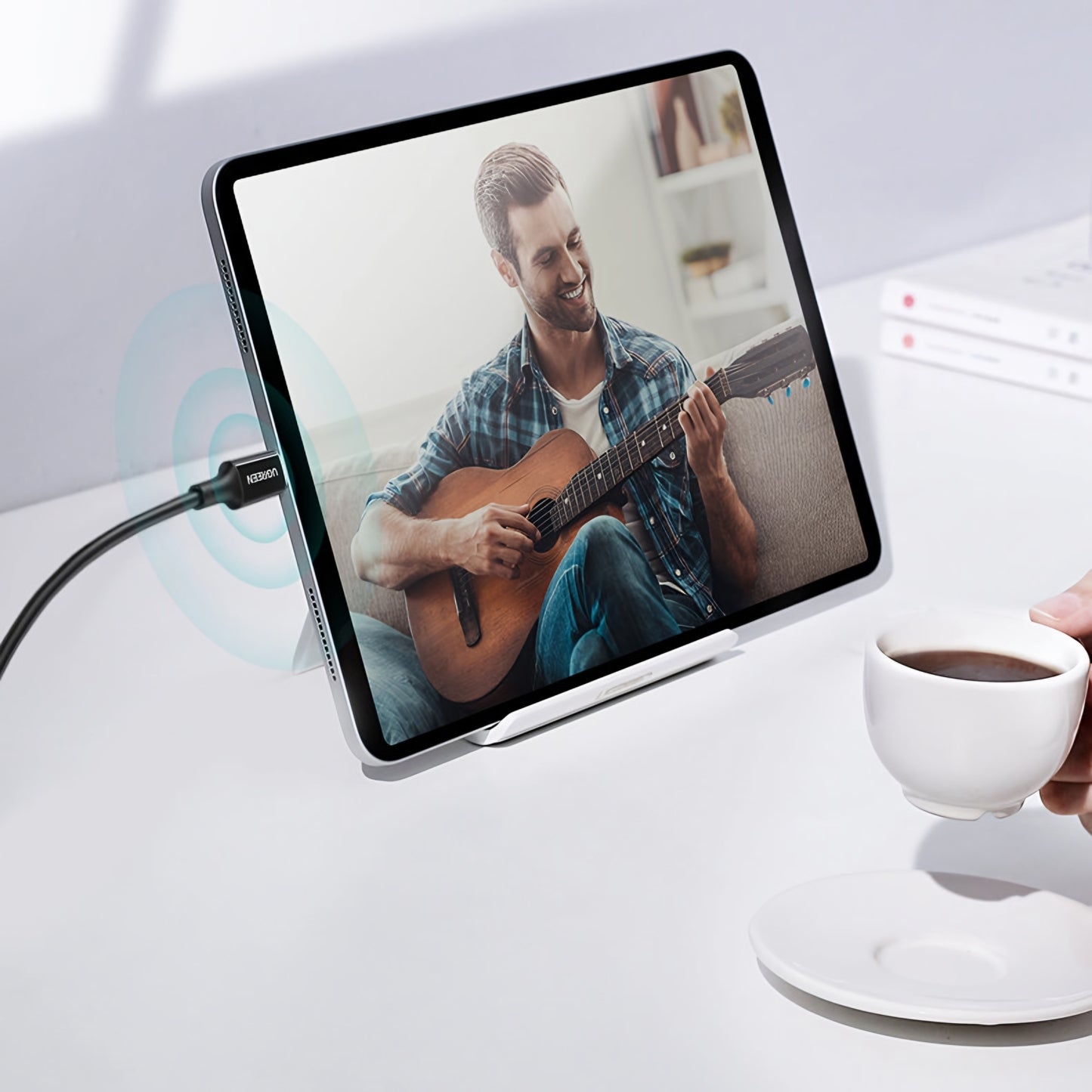 Cavo Dati e Ricarica USB-C - USB-C UGREEN US300, 100W, 2m, Bianco