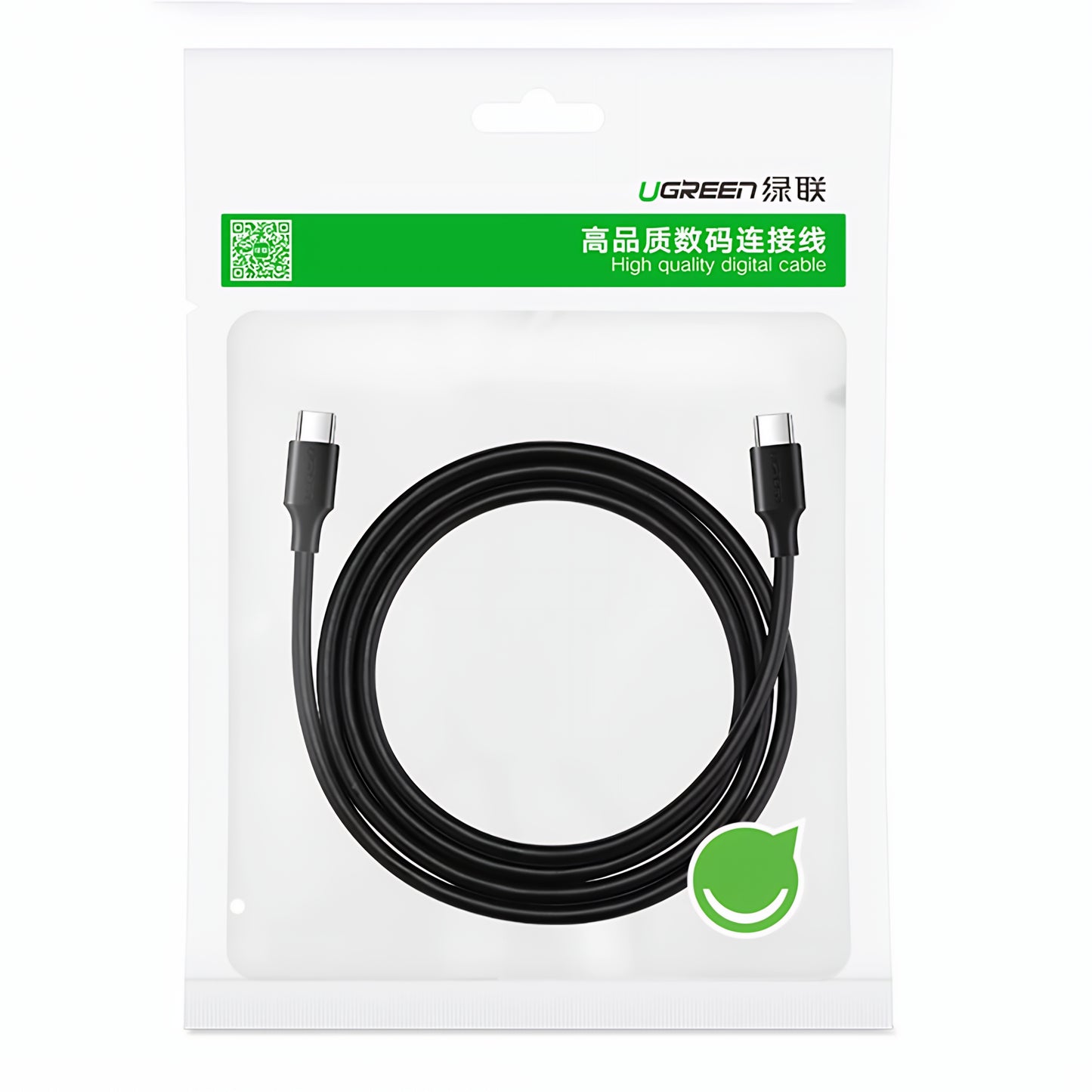 Cavo Dati e Ricarica USB-C - USB-C UGREEN US286, 60W, 3m, Nero