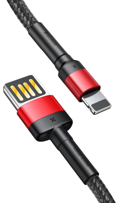 Cavo dati e ricarica USB-A - Lightning Baseus Cafule, 18W, 1m, rosso CALKLF-G91 