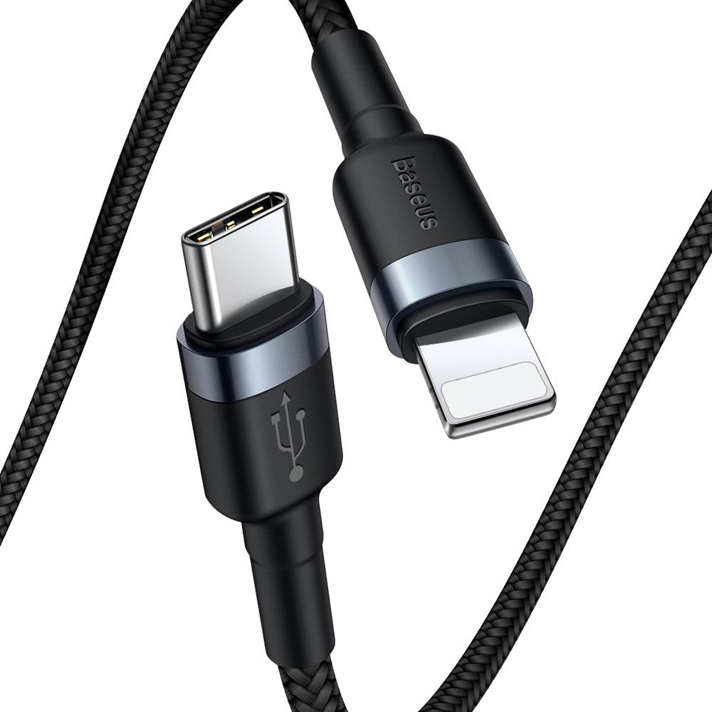 Cavo dati e ricarica USB-C - Lightning Baseus Cafule, 18W, 1m, grigio CATLKLF-G1 CATLKLF-G1