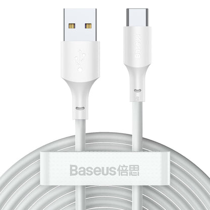 Cavo dati e ricarica da USB-A a USB-C Baseus, 40W, 1,5 m, bianco TZCATZJ-02