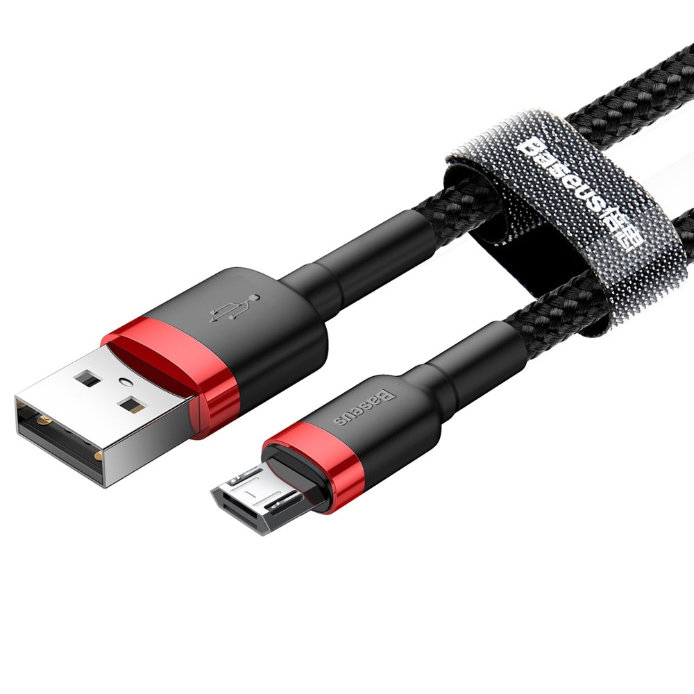 Cavo dati e ricarica USB-A - microUSB Baseus Cafule, 18W, 1m, rosso CAMKLF-B91