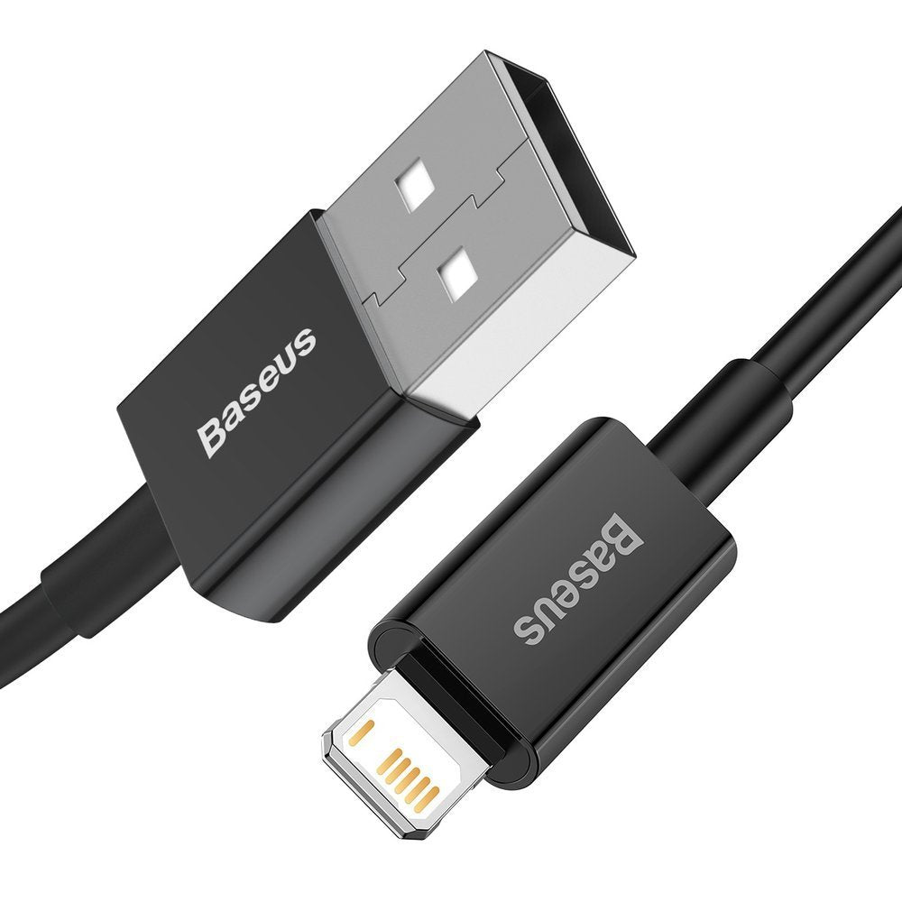 Cavo dati e ricarica USB-A - Lightning Baseus Serie Superior, 20W, 2m, nero CALYS-C01