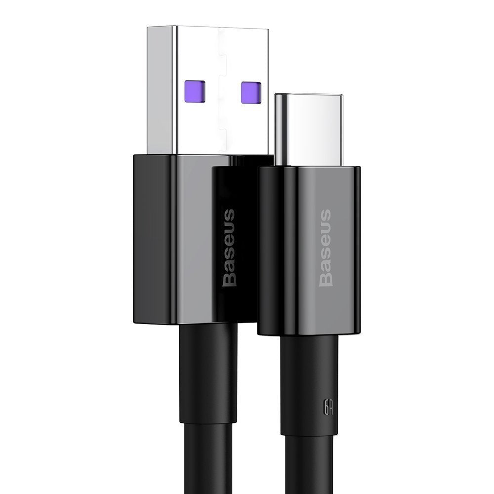 Baseus Superior Cavo dati e ricarica da USB-A a USB-C, 66W, 2m, nero CATYS-A01