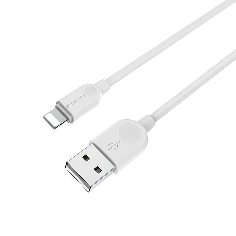 Cavo dati e ricarica USB-A - Lightning Borofone BX14 LinkJet, 18W, 1m, bianco