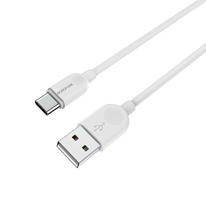 Cavo dati e ricarica USB-A - USB-C Borofone BX14 LinkJet, 18W, 1m, bianco