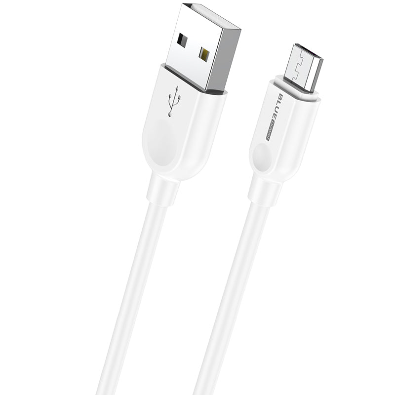 Cavo dati e ricarica da USB-A a microUSB BLUE Power BM2BX14 LinkJet, 18W, 2m, bianco