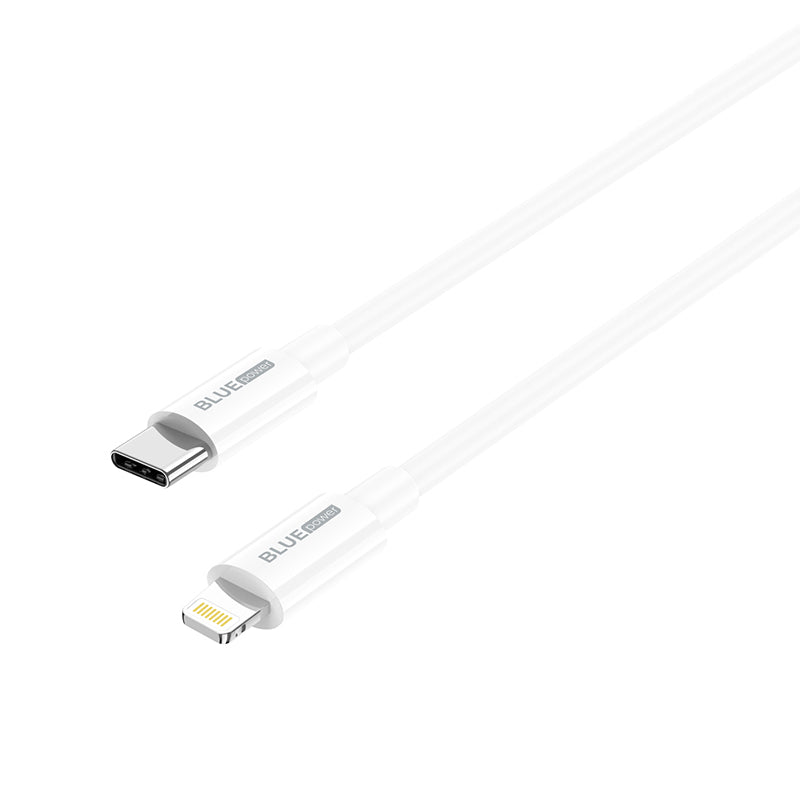 Cavo dati e ricarica USB-C - Lightning BLUE Power BBX36, 18W, 1 m, bianco