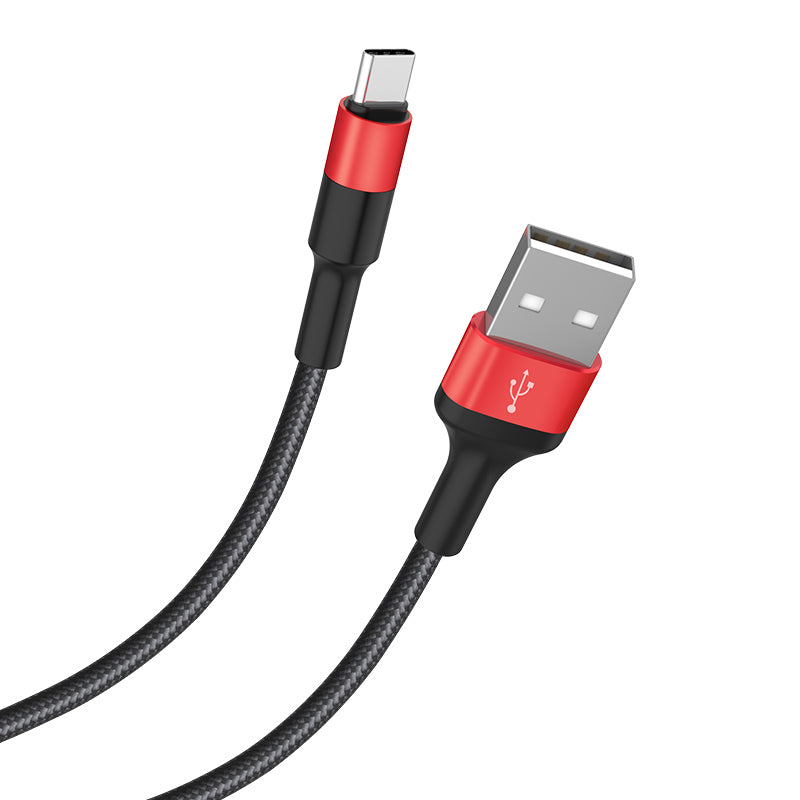 Cavo Dati e Ricarica USB-A - USB-C HOCO X26 Xpress, 18W, 1m, Nero Rosso