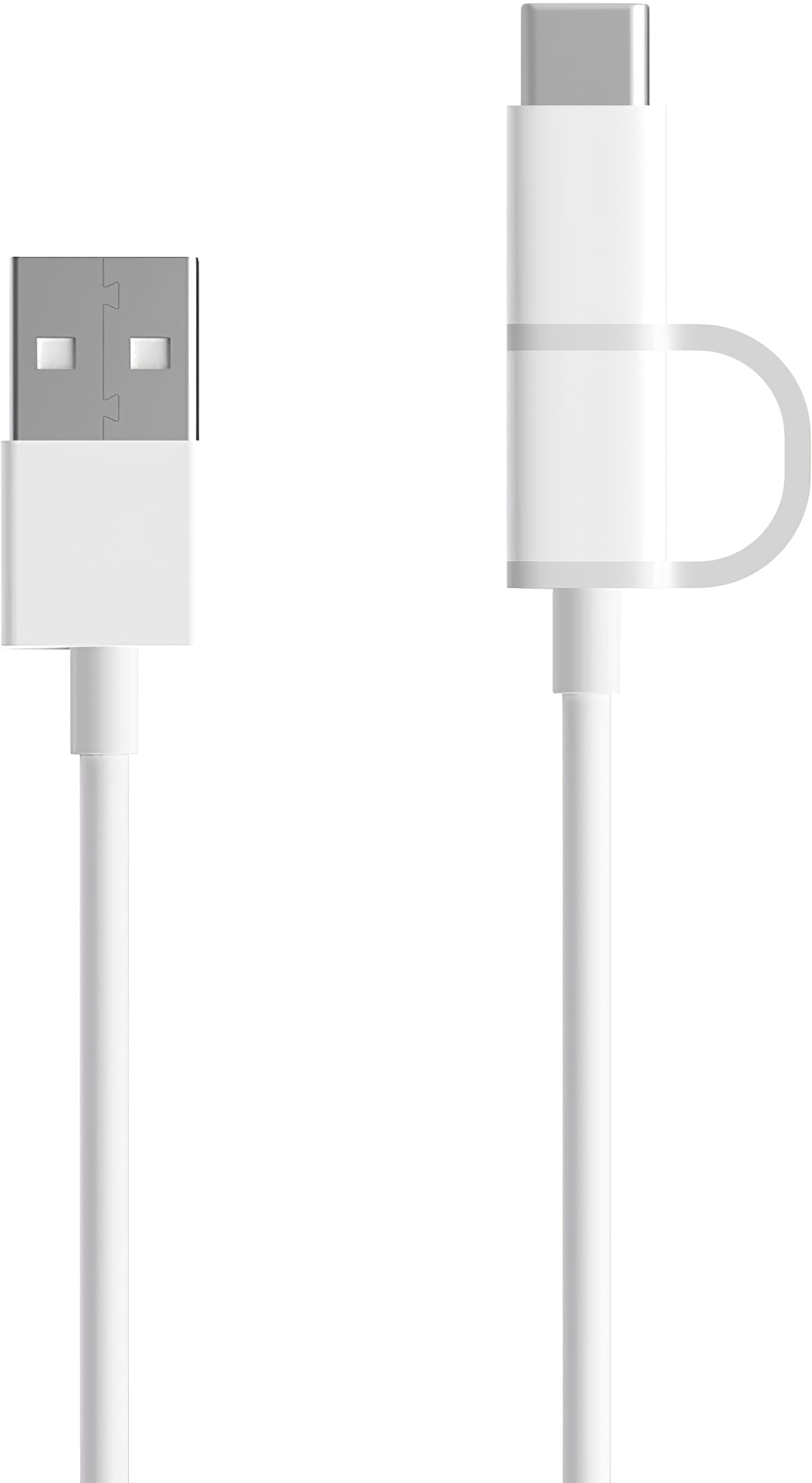 Cavo dati e ricarica USB-A - microUSB / USB-C Xiaomi Mi 2in1, 18W, 1m, bianco SJV4082TY 