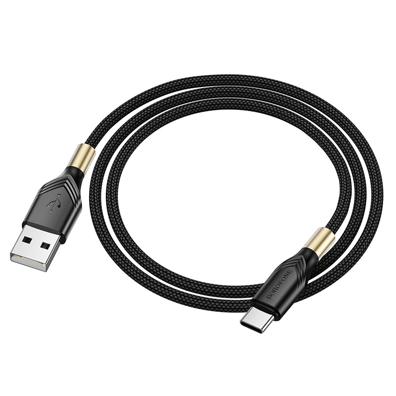 Cavo dati e ricarica USB-A - USB-C Borofone BX92 Advantage BX92, 18W, 1m, nero 