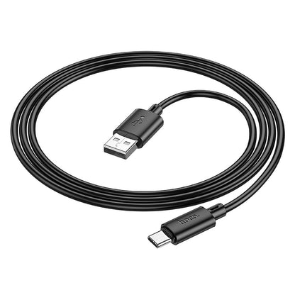 Cavo dati e ricarica USB-A - USB-C HOCO X88, 18W, 1m, nero 