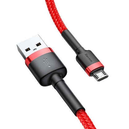 Cavo dati e ricarica USB-A - microUSB Baseus Cafule, 18W, 1m, rosso CAMKLF-B09