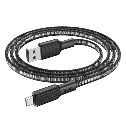 HOCO X69 Cavo USB-A - microUSB per dati e ricarica, 18W, 1m, nero 