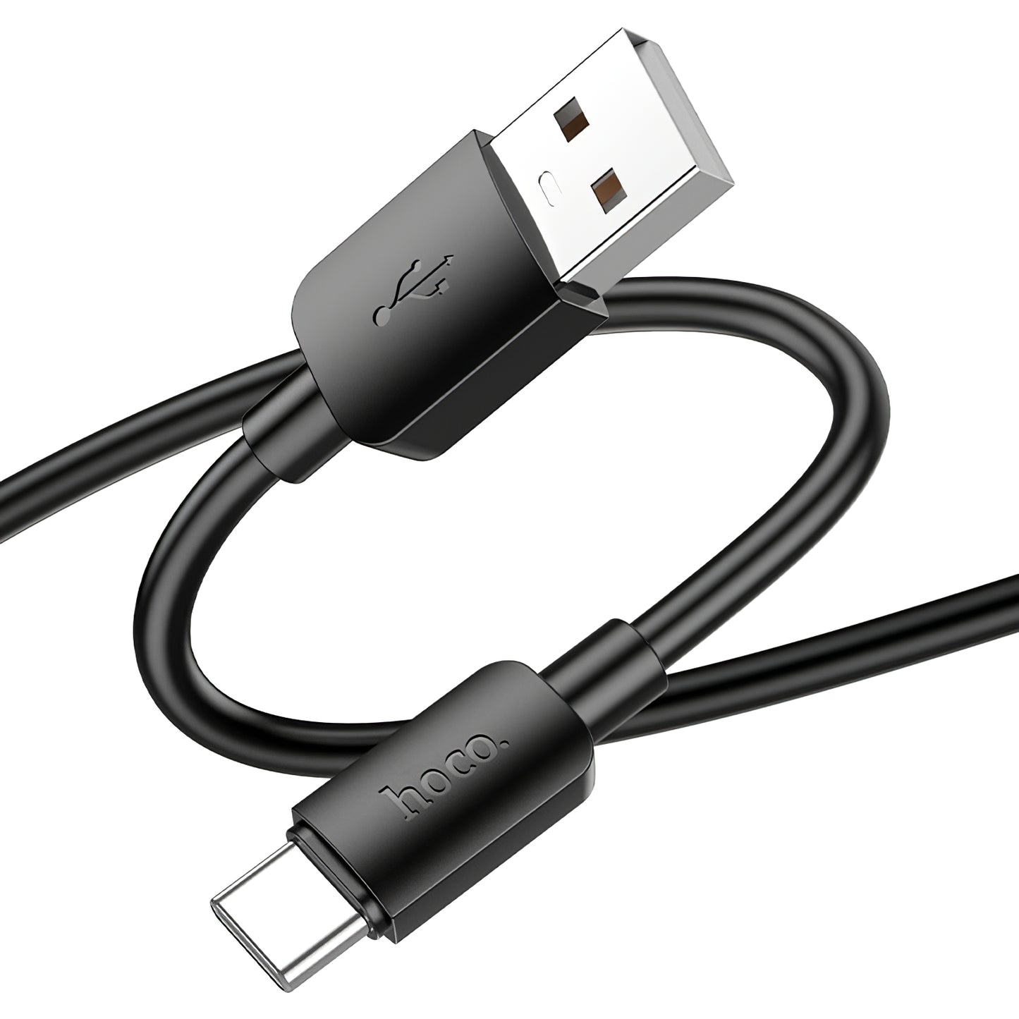 USB-A to USB-C Data and Charging Cable HOCO X96, 27W, 0.25m, Black