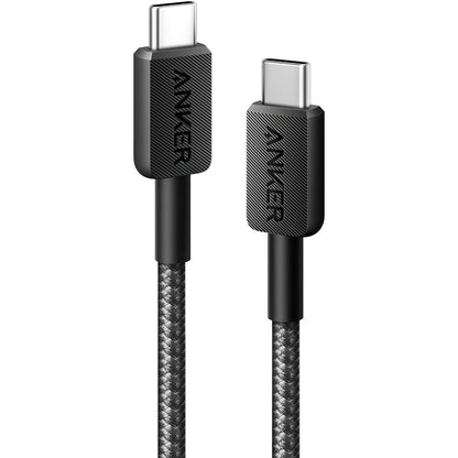 Cavo dati e ricarica USB-C - USB-C Anker 322, 60W, 1,8 m, nero A81F6G11 