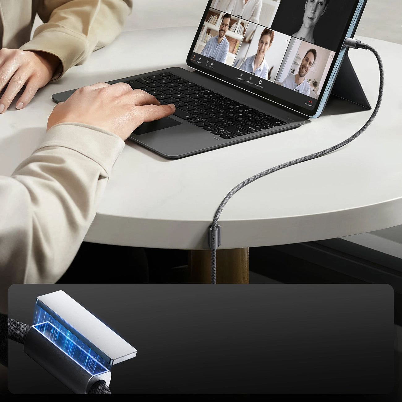 Cavo Dati e Ricarica USB-A - USB-C Joyroom S-A50, 60W, 1.2m, Grigio