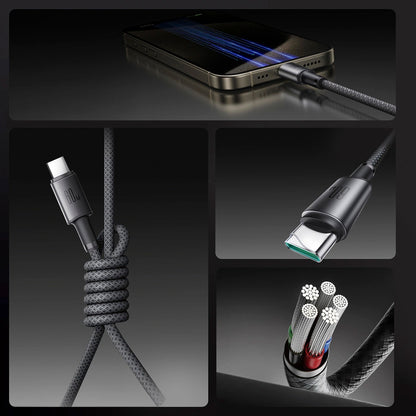 Cavo Dati e Ricarica USB-C - USB-C Joyroom S-A50, 60W, 1.2m, Grigio