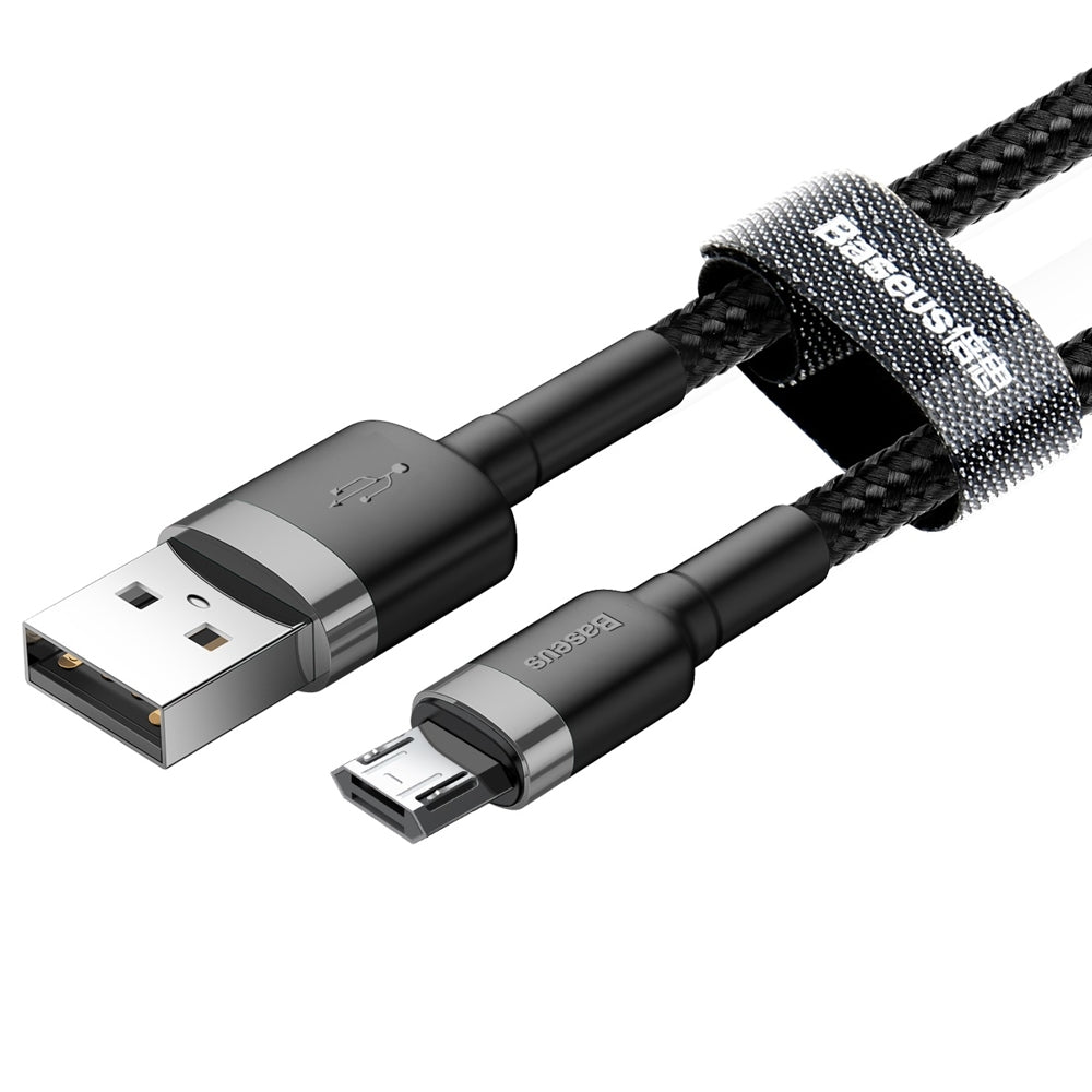 Cavo Dati e Ricarica USB-A - microUSB Baseus Cafule, 18W, 2m, Grigio CAMKLF-CG1