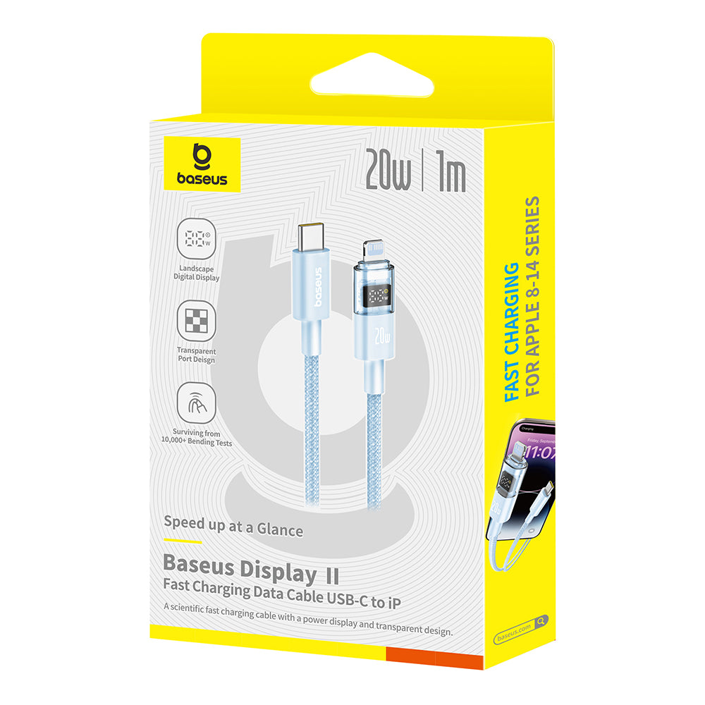 Cavo Dati e Ricarica USB-C - USB-C Baseus Display 2, 100W, 1m, Blu P10382702311-00
