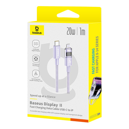 Cavo Dati e Ricarica USB-C - USB-C Baseus Display 2, 100W, 1m, Viola P10382702511-00