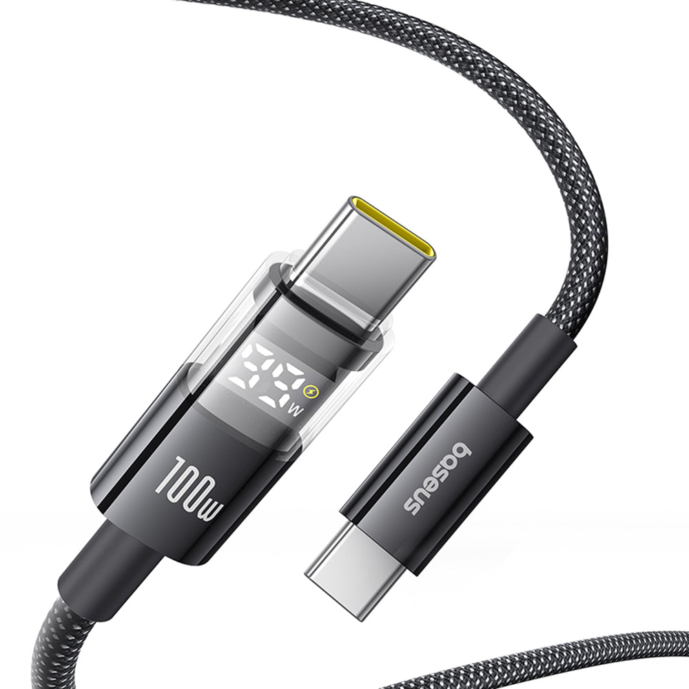 Cavo Dati e Ricarica USB-C - USB-C Baseus Display 2, 100W, 1m, Nero P10382702121-00