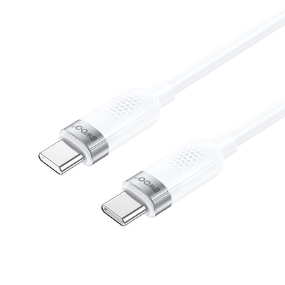 Cavo Dati e Ricarica USB-C - USB-C BWOO BO-X315C, 100W, 1m, Bianco