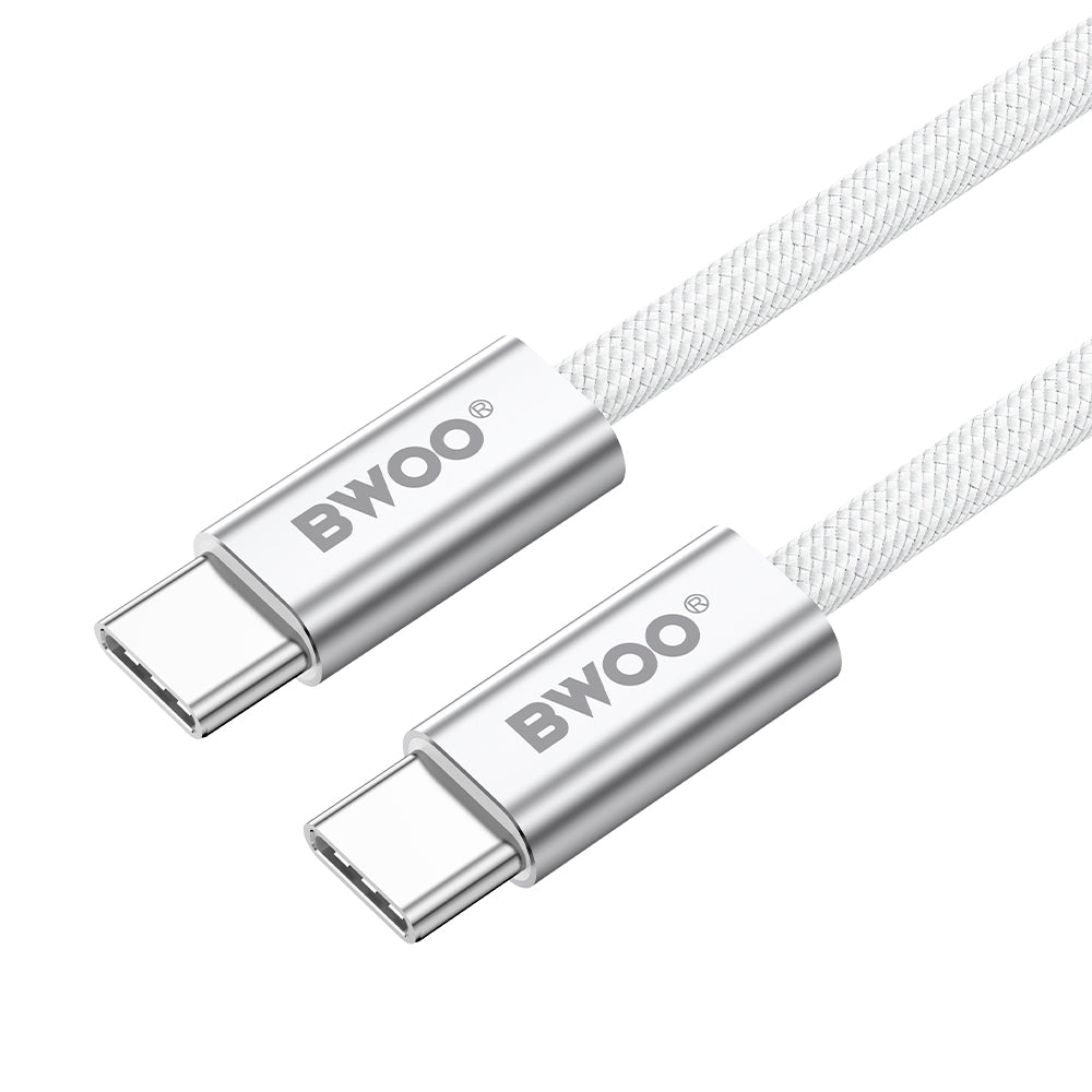 Cavo Dati e Ricarica USB-C - USB-C BWOO BO-X317C, 240W, 1m, Bianco
