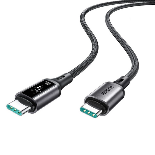 Cavo Dati e Ricarica USB-C - USB-C Joyroom S-A60 StarTalk, 100W, 1.2m, Nero