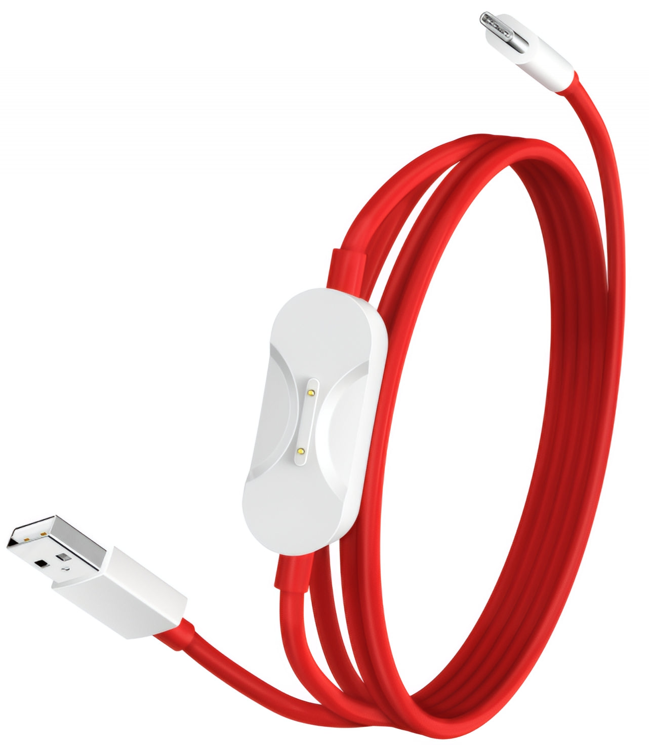 Cavo Dati e Ricarica USB-A - USB-C / Pogo Pin OnePlus DL162, 80W, 1.2m, Rosso 5461100665