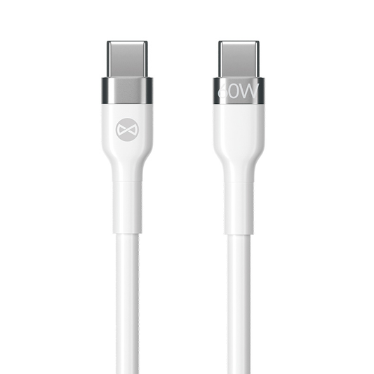 Cavo Dati e Ricarica USB-C - USB-C Forever Flexible, 60W, 2m, Bianco
