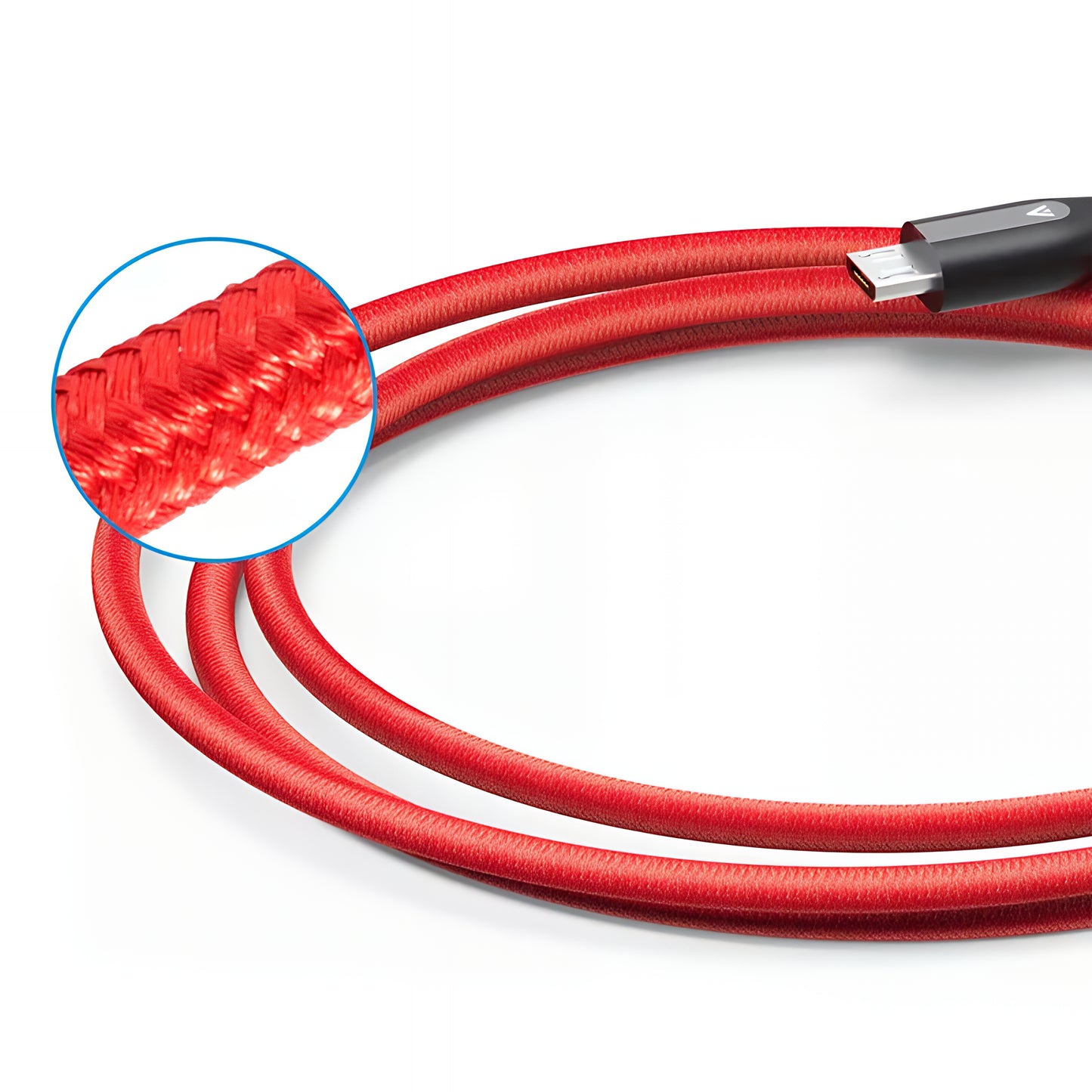 Cavo Dati e Ricarica USB-A - microUSB Anker PowerLine+, 18W, 0.91m, Rosso A8142G91