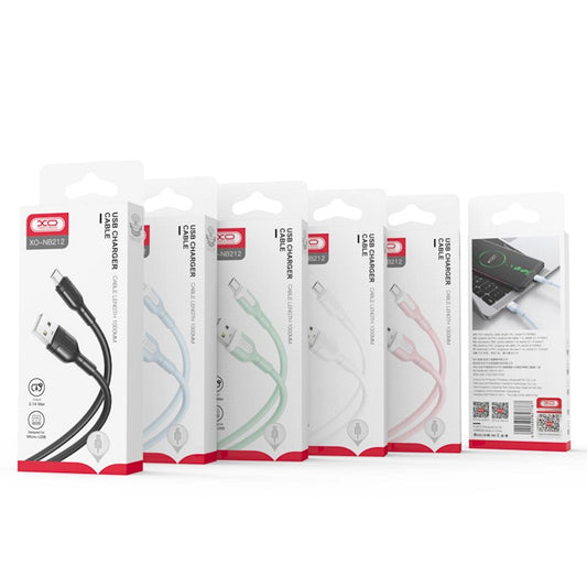 Cavo Dati e Ricarica USB-A - microUSB XO Design NB212, 18W, 1m, Rosa