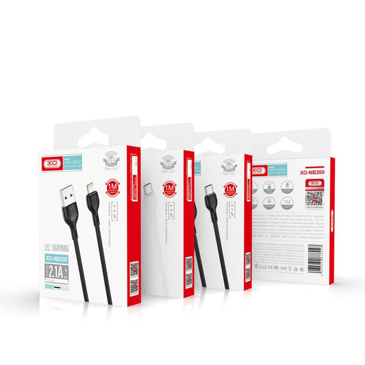 Cavo Dati e Ricarica USB-A - Lightning XO Design NB200, 10W, 1m, Bianco