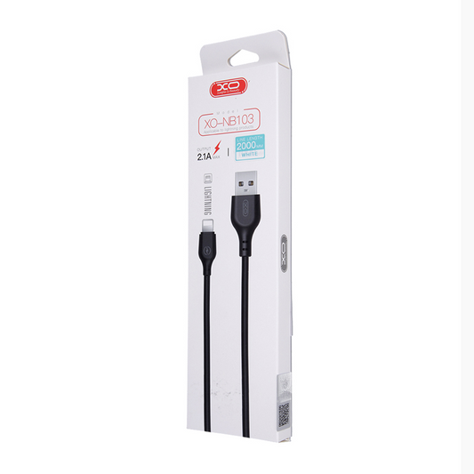 Cavo Dati e Ricarica USB-A - Lightning XO Design NB103, 18W, 2m, Bianco