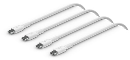 Cavo Dati e Ricarica USB-C - USB-C Belkin BoostCharge, 60W, 1m, Set 2 pezzi, Bianco CAB003bt1MWH2PK