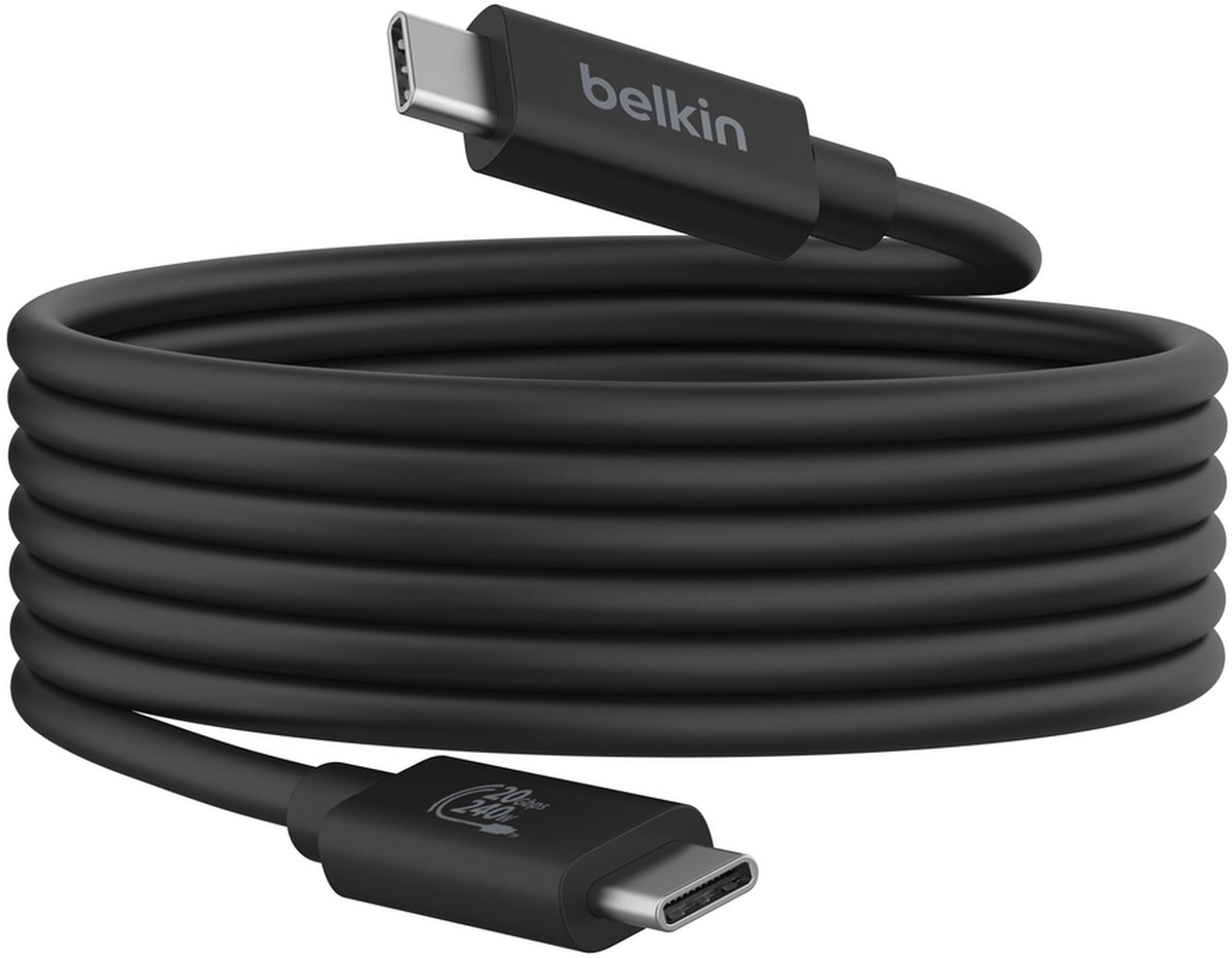 Cavo Dati e Ricarica USB-C - USB-C Belkin Connect, 240W, 2m, Nero INZ004bt2MBK