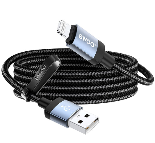 Cavo Dati e Ricarica USB-A - Lightning BWOO BO-X401L, 18W, 1m, Nero