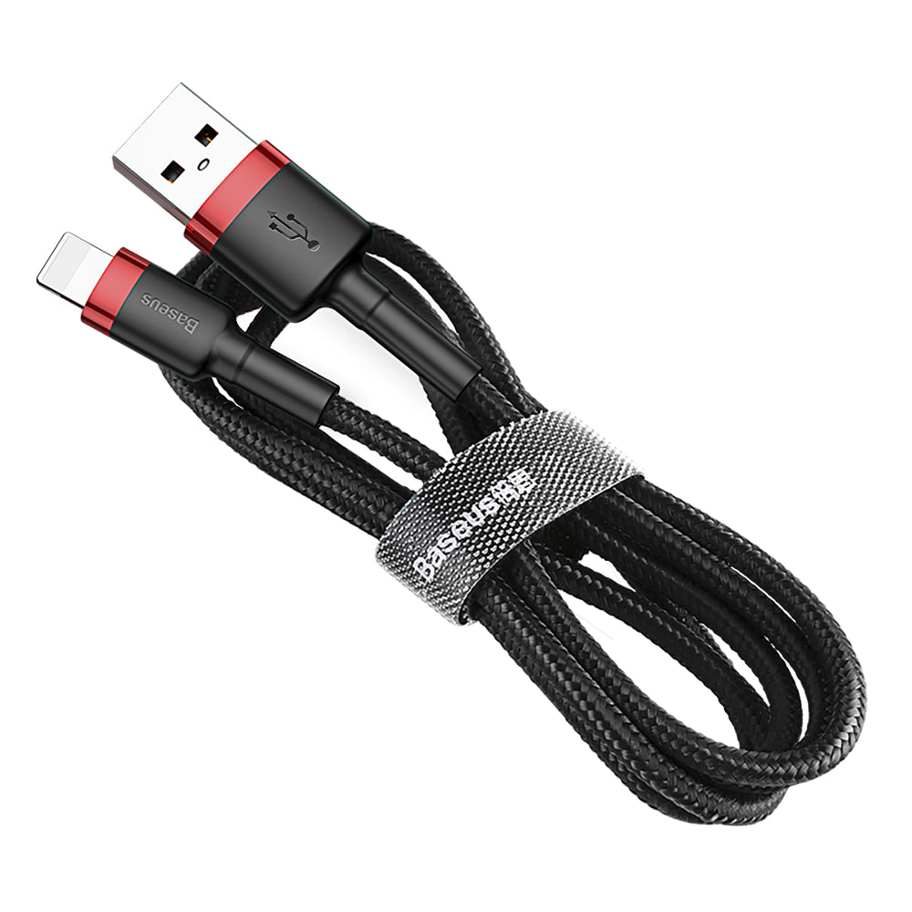 Cavo dati e ricarica USB-A - Lightning Baseus Cafule, 18W, 2m, rosso CALKLF-C19