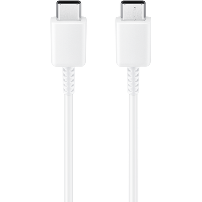 Cavo dati e ricarica USB-C - USB-C Samsung EP-DW767JWE, 25W, 1,8 m, bianco GP-TOU021RFCWWW