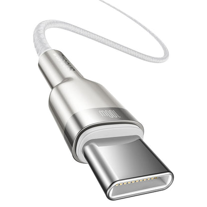 Cavo dati e ricarica USB-C - USB-C Baseus Cafule, 100W, 2m, bianco CATJK-D02 