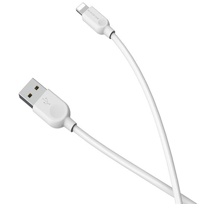 Cavo dati e ricarica USB-A - Lightning Borofone BX14 LinkJet, 18W, 1m, bianco