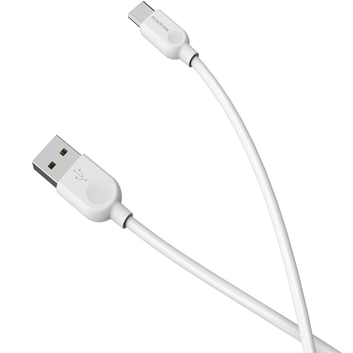 Cavo dati e ricarica USB-A - USB-C Borofone BX14 LinkJet BX14, 18W, 2 m, bianco