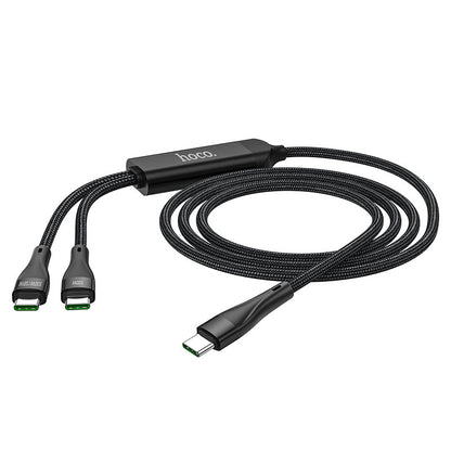 Cavo dati e ricarica USB-C - USB-C HOCO U102 Super, 100W, 1,2 m, nero