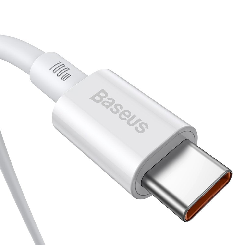 Cavo dati e ricarica USB-C - USB-C Baseus Superior Series, 100W, 2m, bianco CATYS-C02