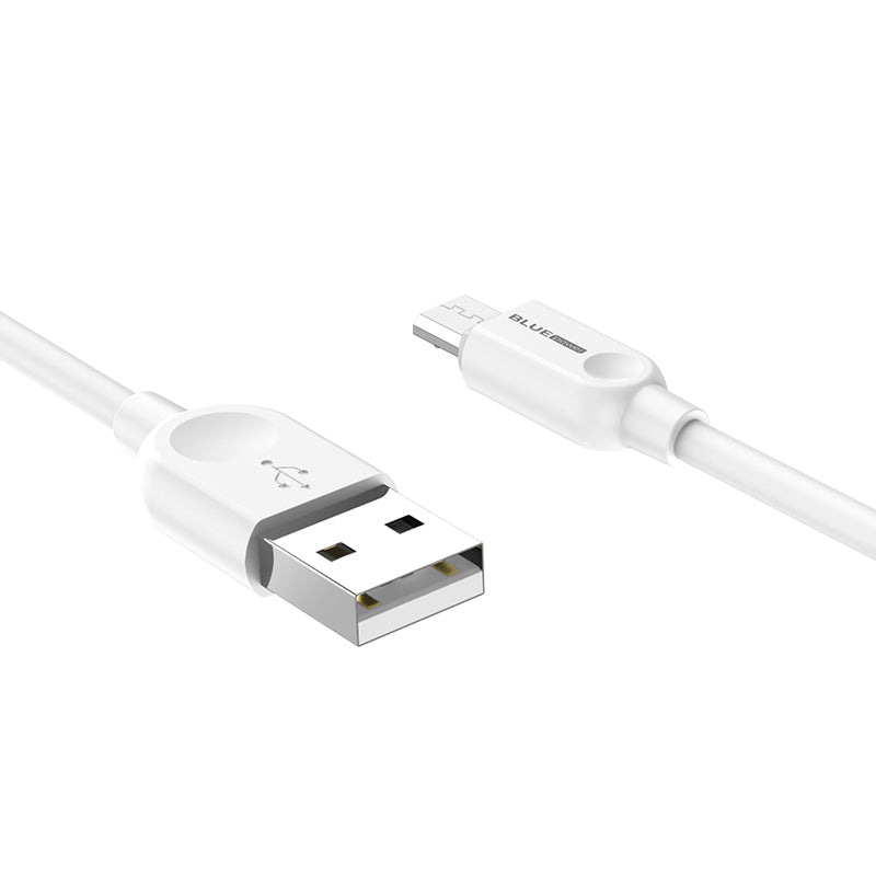 Cavo dati e ricarica da USB-A a microUSB BLUE Power BM2BX14 LinkJet, 18W, 2m, bianco