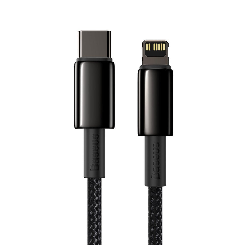 Cavo dati e ricarica USB-C - Lightning Baseus Tungsten Tungsten Gold, 20W, 1m, nero CATLWJ-01 CATLWJ-01