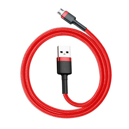 Cavo dati e ricarica USB-A - microUSB Baseus Cafule, 18W, 1m, rosso CAMKLF-B09